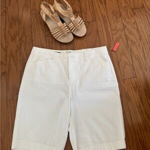 St. John Collection Cream Women's Bermudas